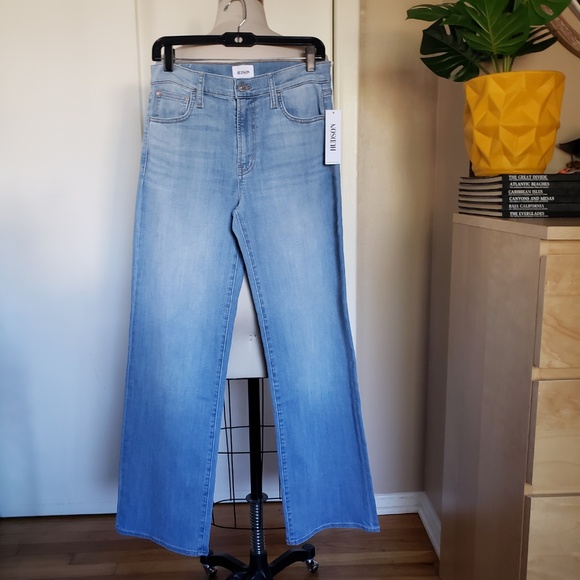 Hudson Wide Leg Denim Jeans Size 27 NEW! - Picture 2 of 14